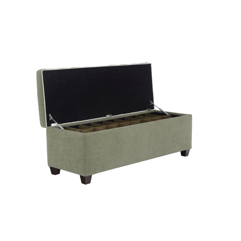 Banc de rangement pour chaussures Sole Secret Channel, Moss