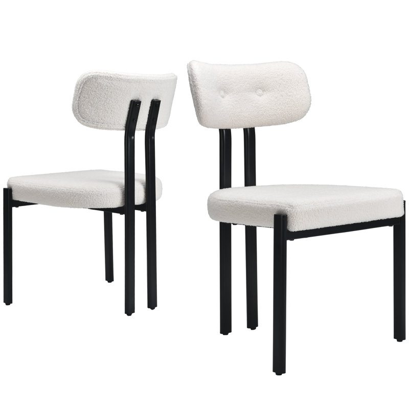 Chaise d'appoint rembourrée (ensemble de 4), 4