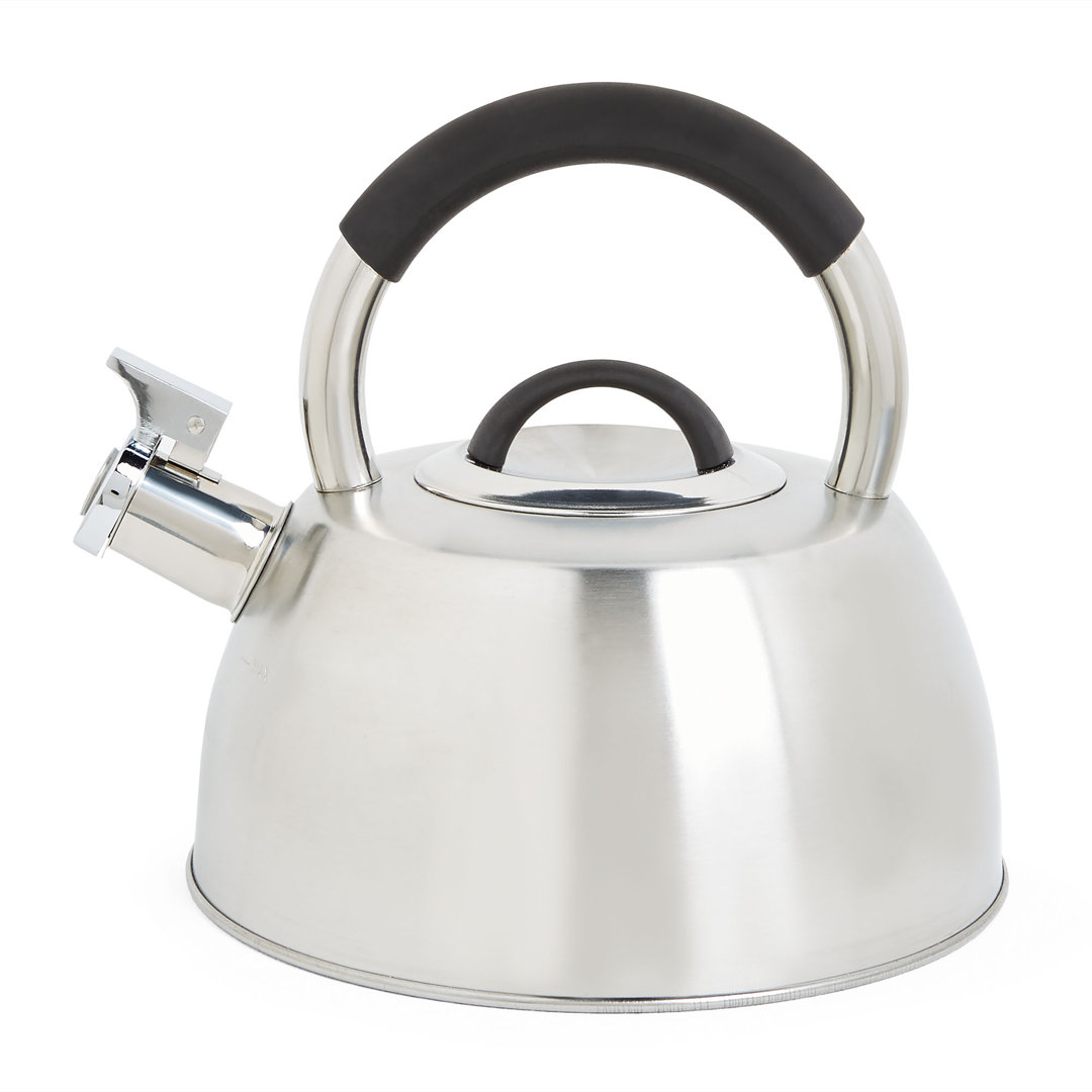 VonShef 2.5L Stainless Steel Whistling Stovetop Tea Kettle