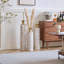 Ensemble de vases artisanaux 3 pièces avec motifs en relief uniques pour une décoration élégante