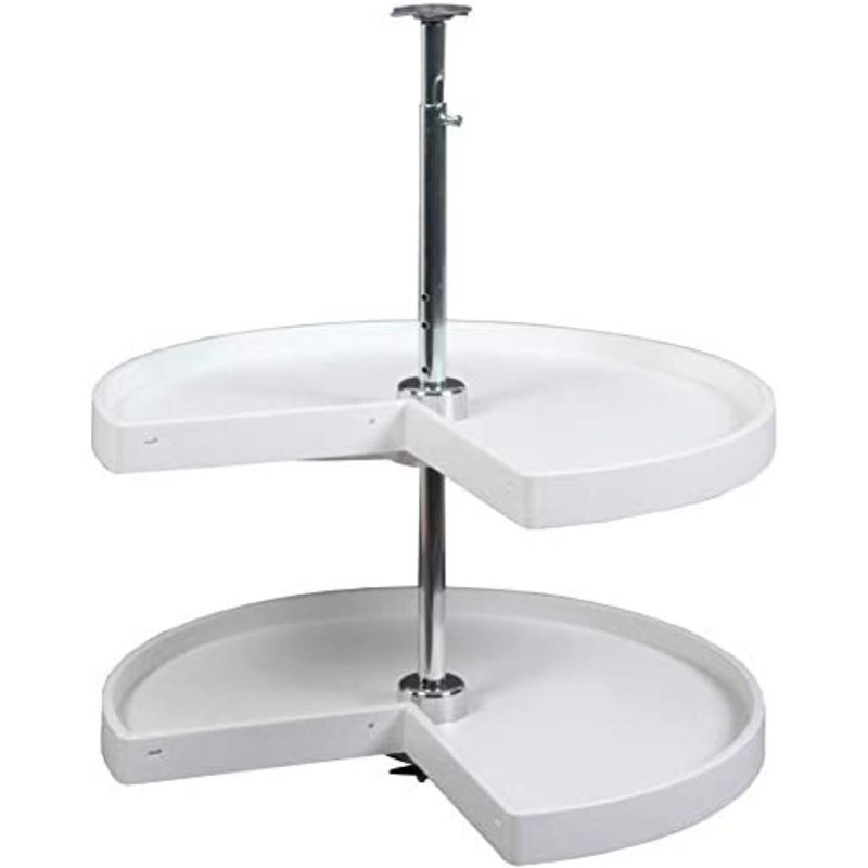 Plateau tournant à 2 niveaux Loghan, H 33 po x l 24 po x P 24 po