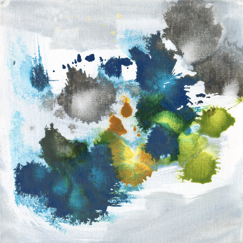 Colour Fuse I by Jodi Fuchs - Wrapped Canvas Painting, 51cm H x 51cm W