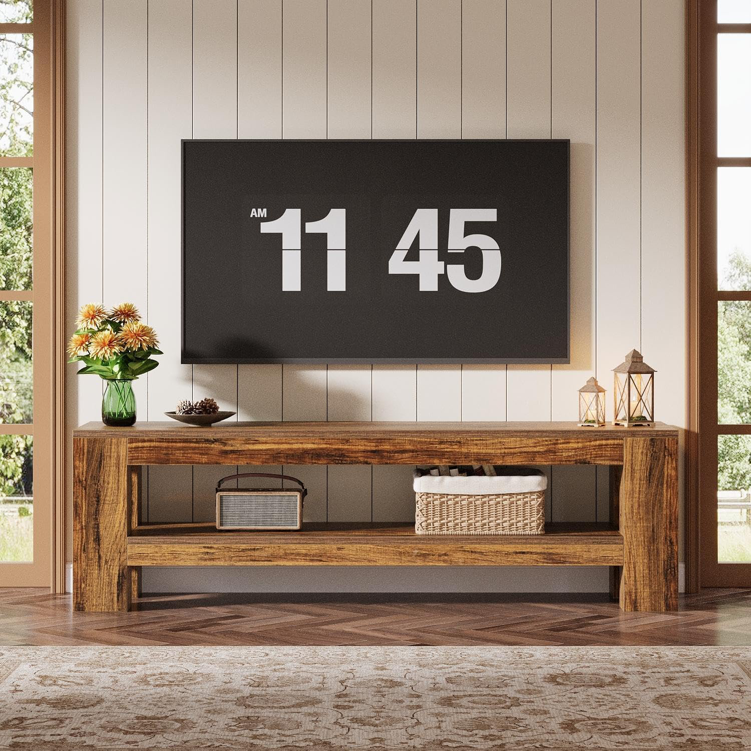 Mercer41 Meuble télé 59 po pour téléviseur 55/60/65/75 po, meuble télé ...