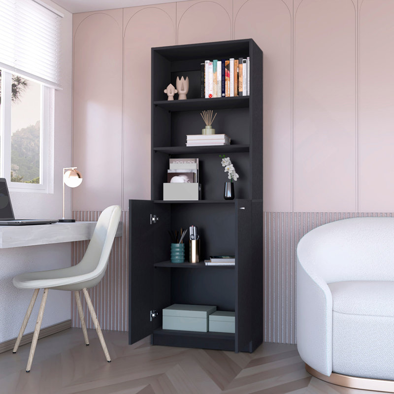Wenge 2-Door Bookcase, Wenge