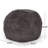 Lily Modern 5 Foot Faux Fur Cozy Bean Bag, Browneige-1851318428