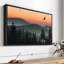 Nature "Misty Mountain Eagles", reproduction sur toile-101453358