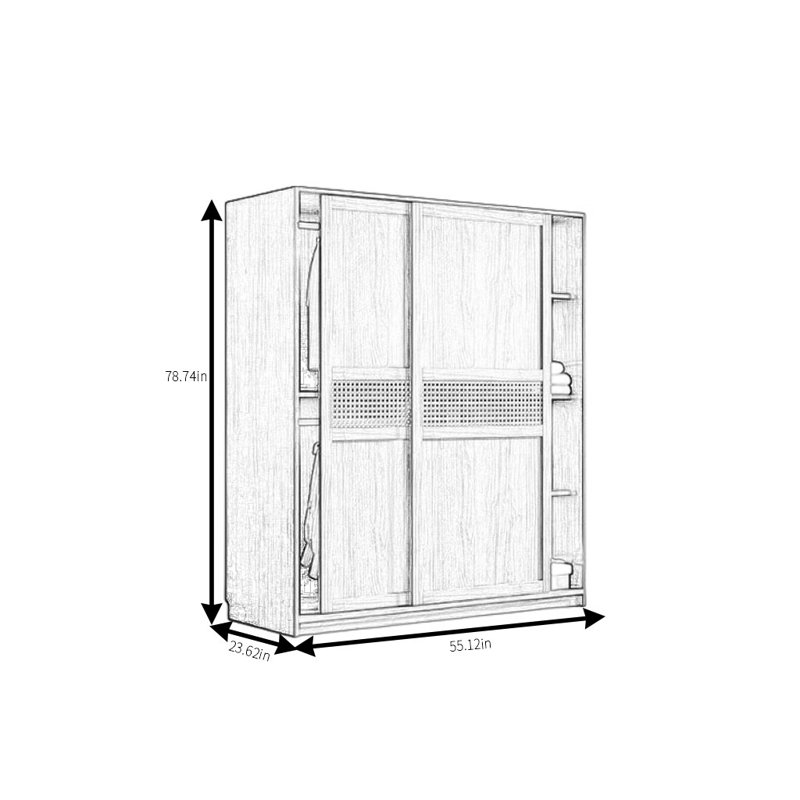 Demecia, 79 po x l 55 po x P 24 po
