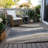 Machine Washable Indoor/Outdoor Chayden ACN1098 Blue Rug-100135590
