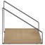 4 -Piece Steel Floating Shelf