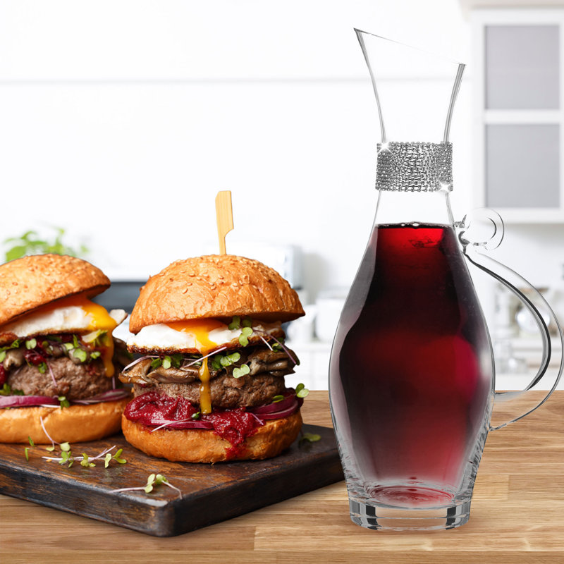 Corvese 40 oz Carafe à vin, Argent