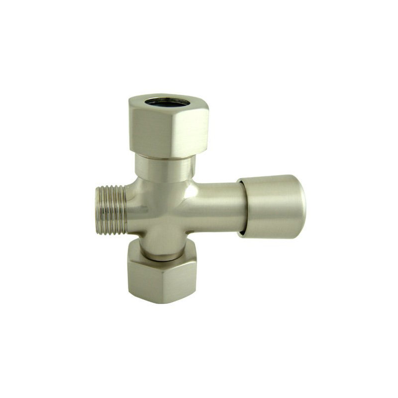 Hot Springs Shower Diverter, Satin Nickel