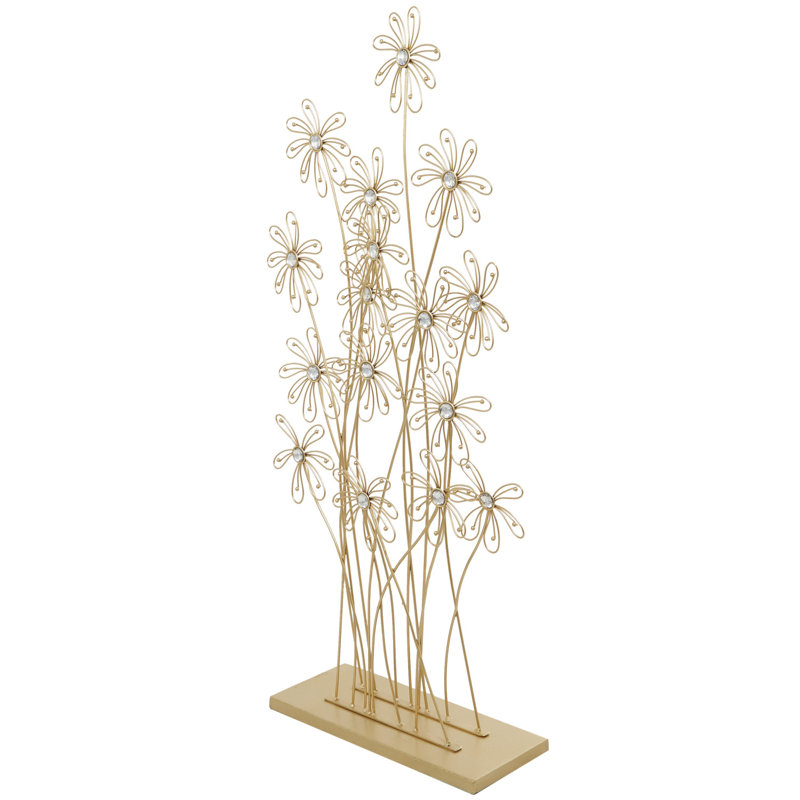 Landscape & Nature Figurines & Sculptures, 60.2" H  x 22" W x 10" D, Gold