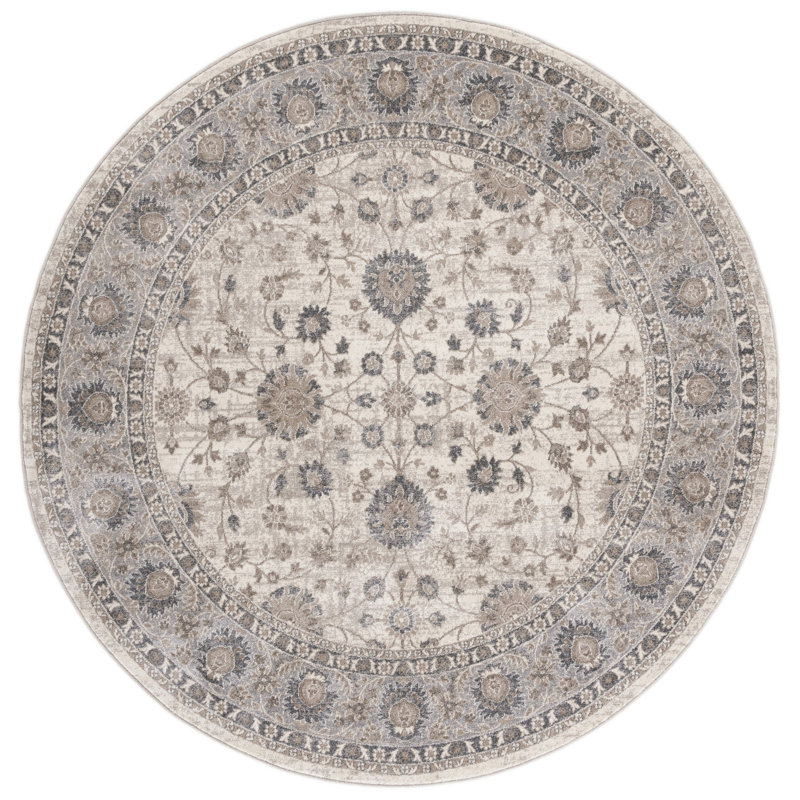 Merle Performance Oriental Rug, Round 6'7"