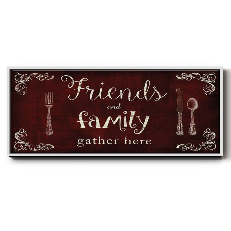 Friends and Family - toile encadrée
