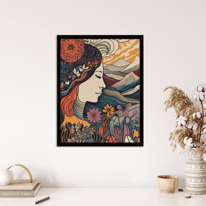 My Heart's In The Highlands Spring Scottish Mountains - Single Picture Frame Print