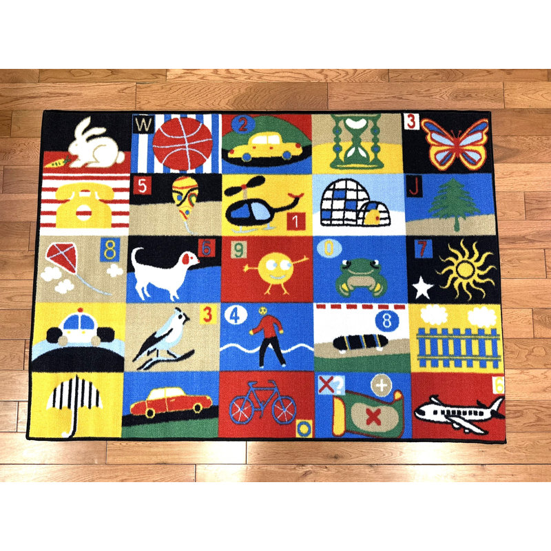 Tapis pour enfant Fun Time, Rectangle 3 pi x 5 pi