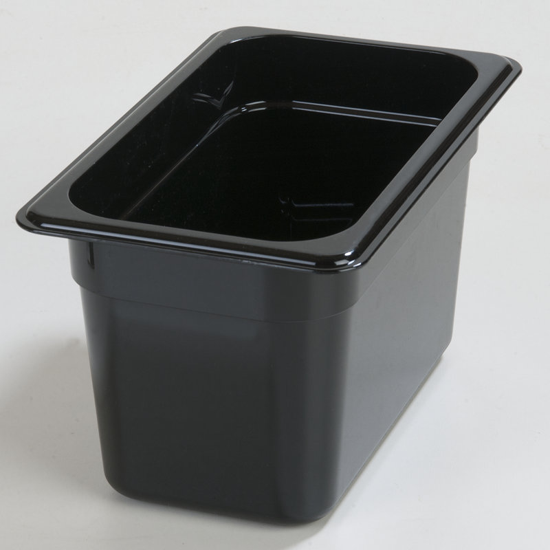 Contenant alimentaire Carlisle, 2.5", Noir