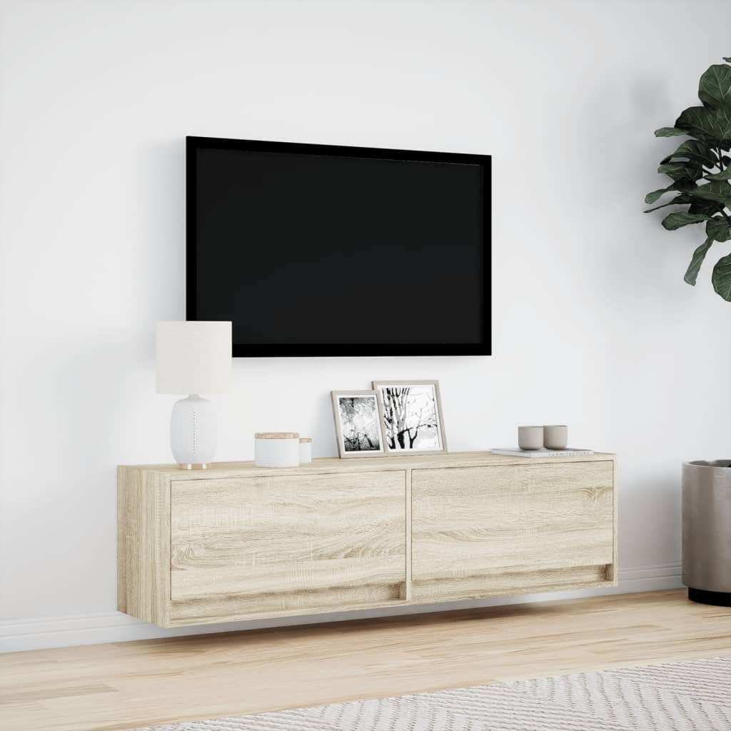 Vidaxl TV-Ständer mit LED-Beleuchtung, 140 x 31 x 38 cm