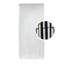 Panneau de rideau pour porte thermique semi-transparent en rayonne de couleur unie-33439717