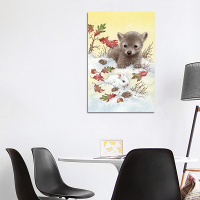 «Baby Wolf» par Giordano Studios - peinture sur toile tendue