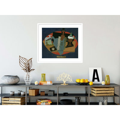 Bouteille d'Anis Mono par Pablo Picasso - estampe numérique encadrée