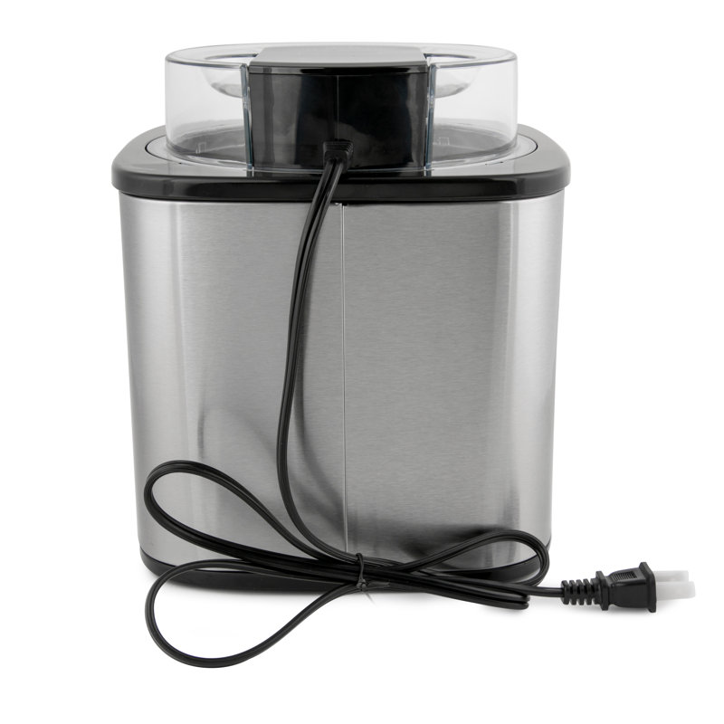 Nostalgia 2-Quart Stainless Steel Digital Ice Cream Maker