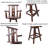 Rustic Bar Stool - Fir Wood Construction