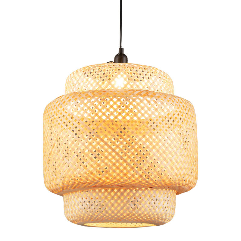 Inigo Bamboo Boho Pendant Lamp 1 pc.