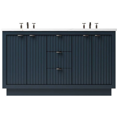 Meuble-lavabo double Lecrieu