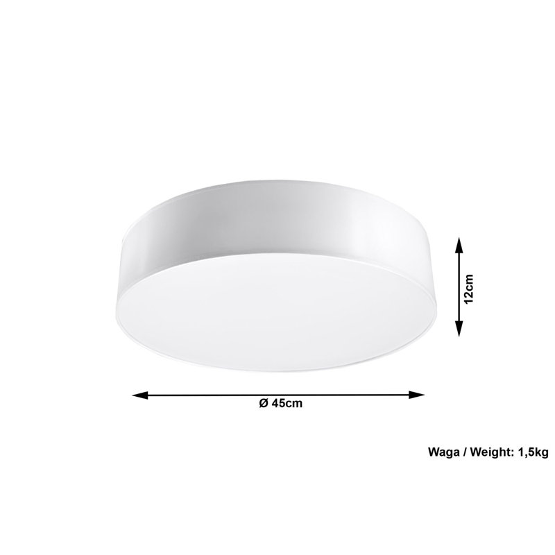 Caple Flush Mount, White