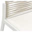 Chaise d'appoint de patio avec coussin Ivette-84461703-84461702
