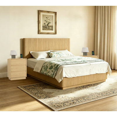 Ensemble de chambre à coucher 3 pièces King Farmhoue