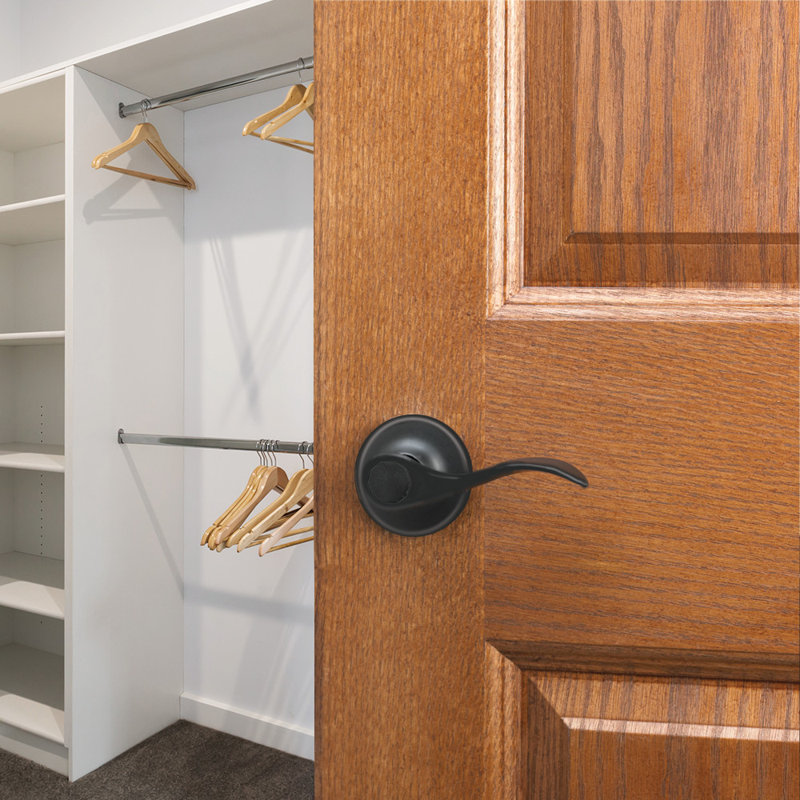 Springdale Single Dummy Door Lever, Matte Black
