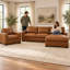 Novella Heirloom Quality LAF Sofa in Buttery Soft 100% Top Grain Leather, Made to Order-1977832180