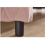 Lit de jour rembourré avec lit gigogne, structure de lit en bois robuste, conception de grille de diamant moderne, pour chambre à coucher, chambre d'amis (rose)-262713527