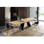 Icaro Table with Extendable Rectangular Top and Wooden Base