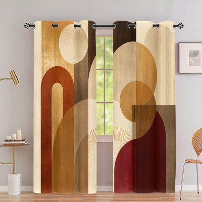 Rideaux occultants à œillets 2Pcs