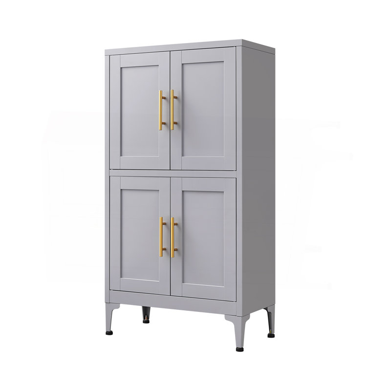 Armoire de rangement en métal robuste pour un rangement organisé et efficace