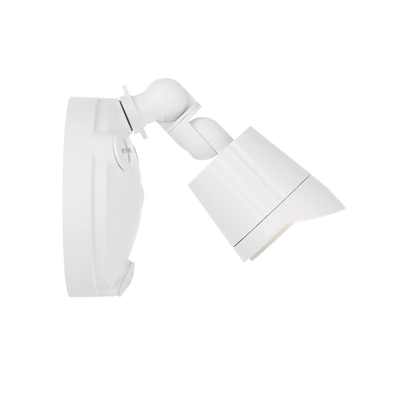 White Integrated LED Outdoor Security Flood Light