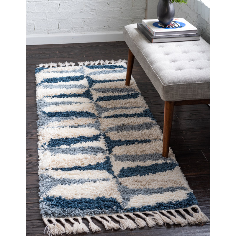 Mitzy Geometric Indoor Rug, Round 5'