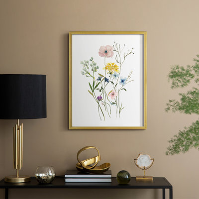 Cottage Garden Study I Framed Print - Solid Wood