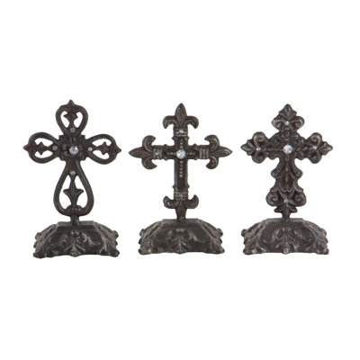 Ensemble de sculptures croix 3 pièces Satchell