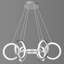 Luminaire suspendu rond à intensité variable 6 lumières DEL moderne pour îlot de cuisine-278320086