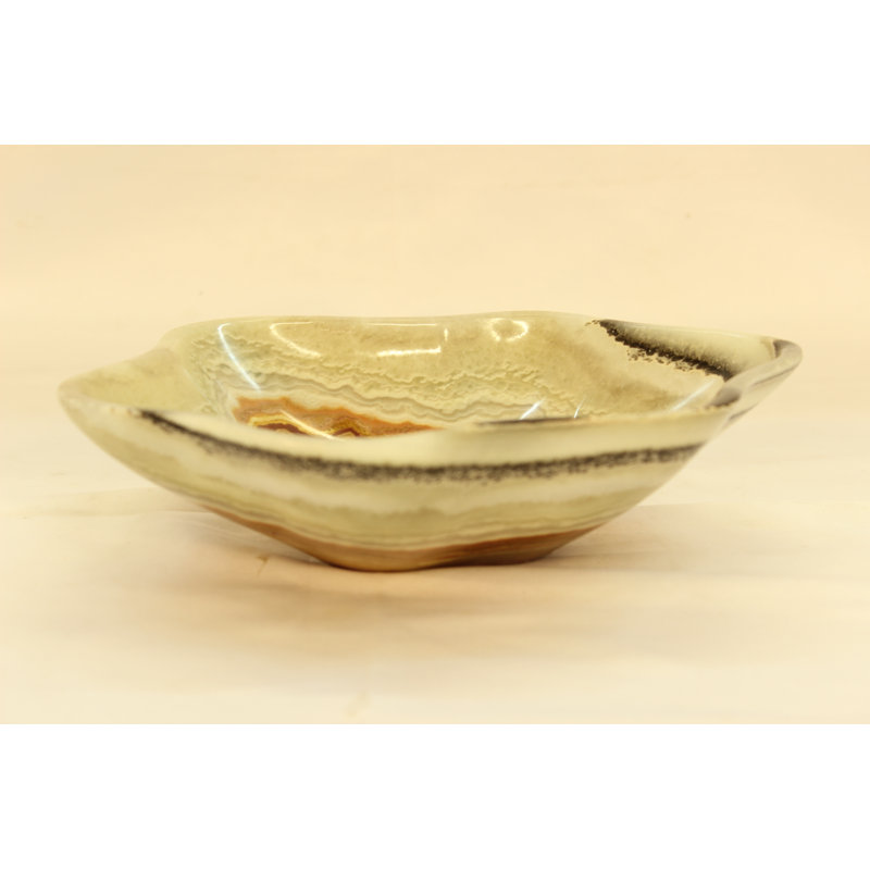 Centre de table onyx beige