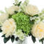 Mixed Floral Centerpiece in Glass Vase