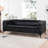 Natsue 84.06'' Faux Leather Sofa-573421849