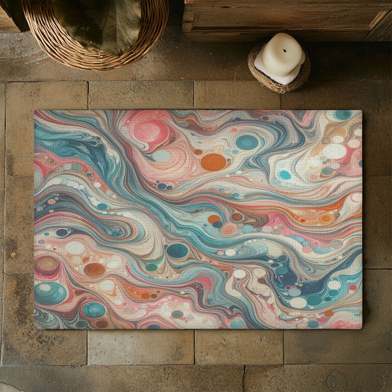 Tapis tressé Prism Swirl, Rectangulaire 3 pi x 5 pi