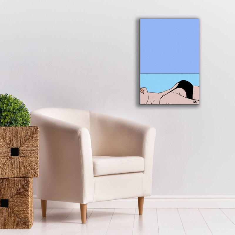 «Sea II» par Giuseppe Cristiano, art mural sur toile, L 18 po x H 26 po