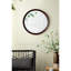 Miroir mural 20 po x 1,5 po en bois de manguier. Article de décoration de salle de bain et de vestibule. Cadre solide de 19,8 po x 19,8 po x 1,3 po, 4,3 lb, décor transitionnel brun foncé de 20 po pour le vestibule. Couleur-926220536-926220541