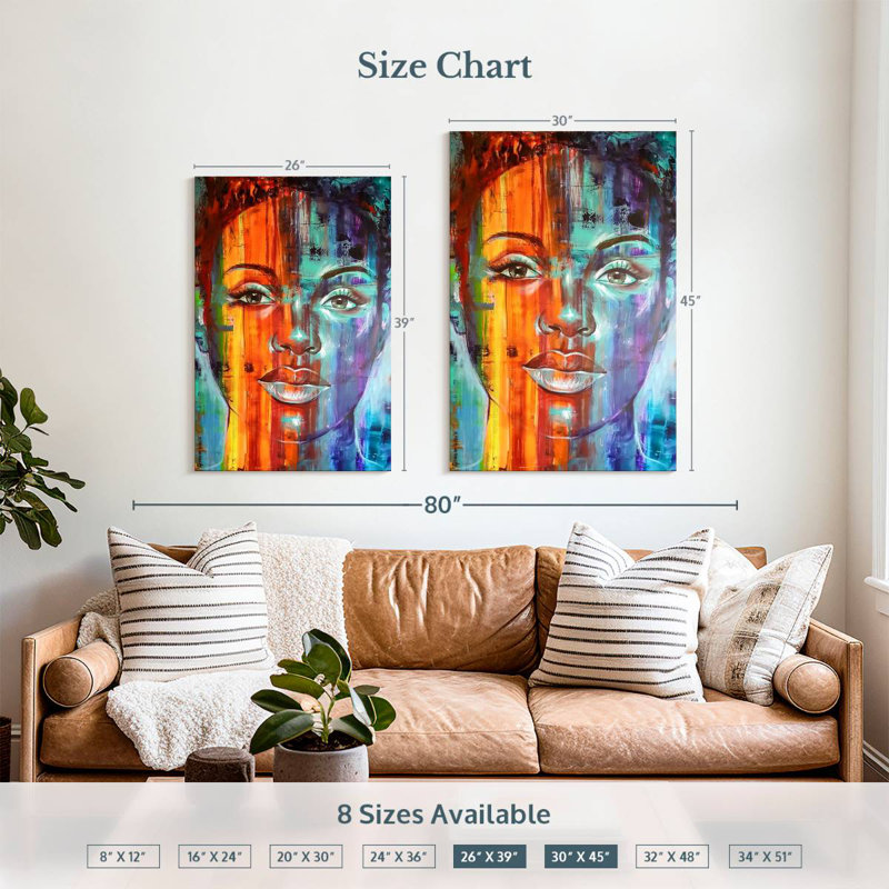 Leisha Sibongile, 39" H x 26" W